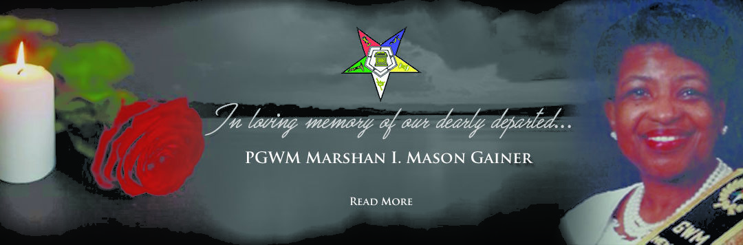In Memoriam – PGWM Marshan I. Mason-Gainer
